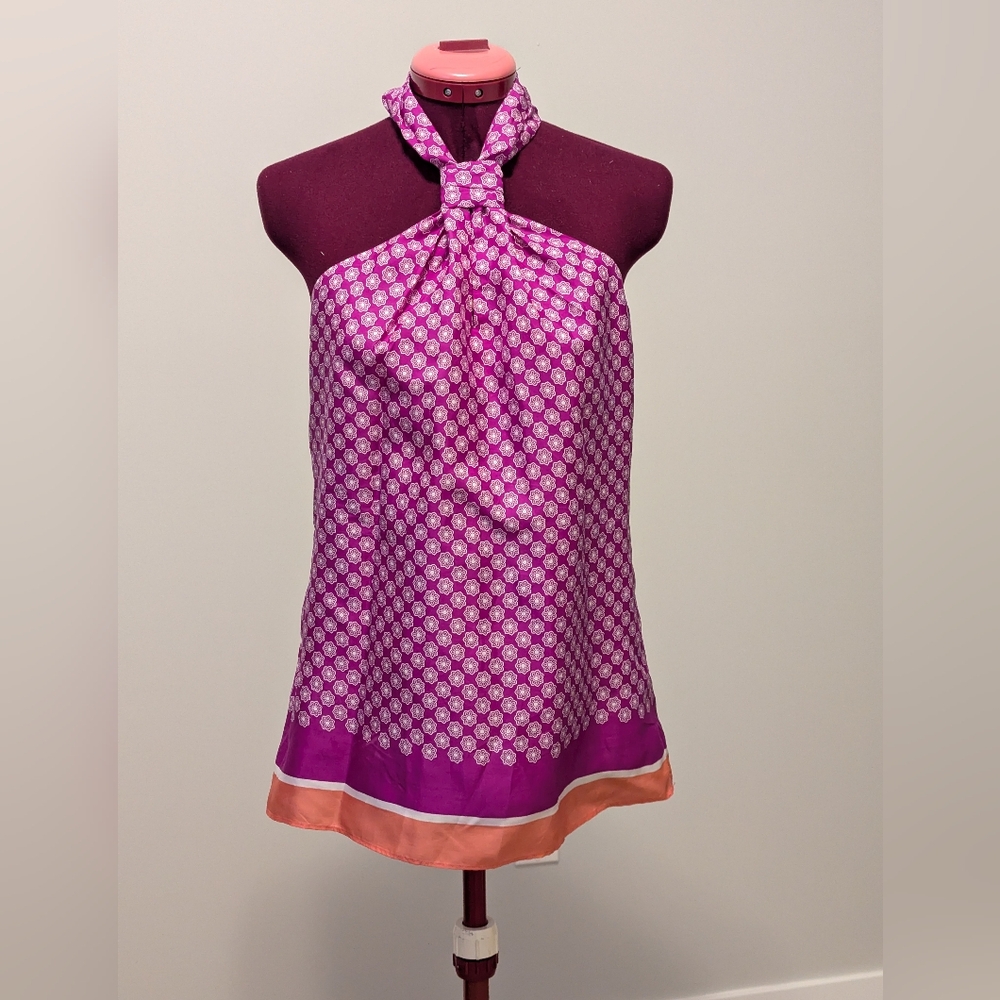 Pink and Orange Women's Top